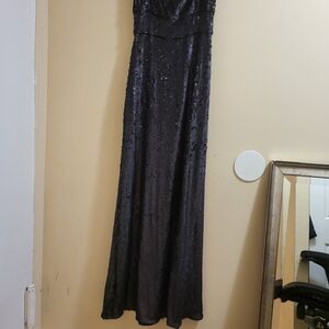 BCBGMaxAzria Black Sequin Dress